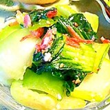 中華風チンゲン菜の塩麹サラダ